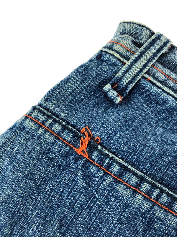 【中古品】【メンズ】 akademiks アカデミクス HONEYCOMB PATCHWORK DENIM PANTS ハニカム柄 パッチワーク デニムパンツ 157-251127-rt-17-tag サイズ：32 カラー：ブルー 万代Net店