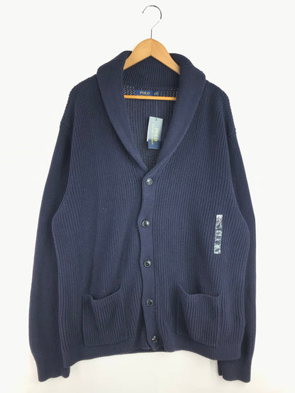 【中古美品】【メンズ】 POLO RALPH LAUREN ポロ・ラルフローレン SHAWL COLLAR KNIT CARDIGAN ショールカラーニットカーディガン 147-251129-rt-09-tag サイズ：XXL カラー：ネイビー 万代Net店