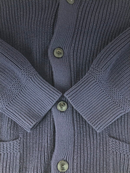 【中古美品】【メンズ】 POLO RALPH LAUREN ポロ・ラルフローレン SHAWL COLLAR KNIT CARDIGAN ショールカラーニットカーディガン 147-251129-rt-09-tag サイズ：XXL カラー：ネイビー 万代Net店