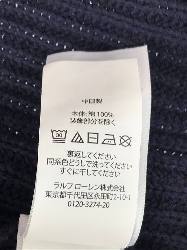 【中古美品】【メンズ】 POLO RALPH LAUREN ポロ・ラルフローレン SHAWL COLLAR KNIT CARDIGAN ショールカラーニットカーディガン 147-251129-rt-09-tag サイズ：XXL カラー：ネイビー 万代Net店