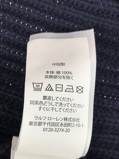 【中古美品】【メンズ】 POLO RALPH LAUREN ポロ・ラルフローレン SHAWL COLLAR KNIT CARDIGAN ショールカラーニットカーディガン 147-251129-rt-09-tag サイズ：XXL カラー：ネイビー 万代Net店