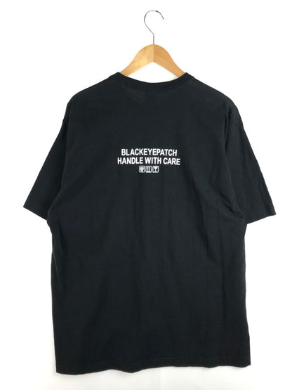 【中古品】【メンズ】 BLACK EYE PATCH ブラック アイ パッチ HANDLE WITH CARE T-SHIRT 取扱注意 Tシャツ 半袖Tシャツ トップス 142-251129-rt-04-tag サイズ：XL カラー：ブラック 万代Net店
