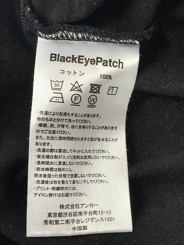 【中古品】【メンズ】 BLACK EYE PATCH ブラック アイ パッチ HANDLE WITH CARE T-SHIRT 取扱注意 Tシャツ 半袖Tシャツ トップス 142-251129-rt-04-tag サイズ：XL カラー：ブラック 万代Net店