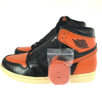 【中古美品】【メンズ】 NIKE ナイキ AIR JORDAN 1 HIGH 555088-028 エアジョーダン 1 ハイ スニーカー 靴 160-251201-na-04-tag サイズ：28.5cm US 10.5 カラー：BLACK/STARFISH-PALE 万代Net店
