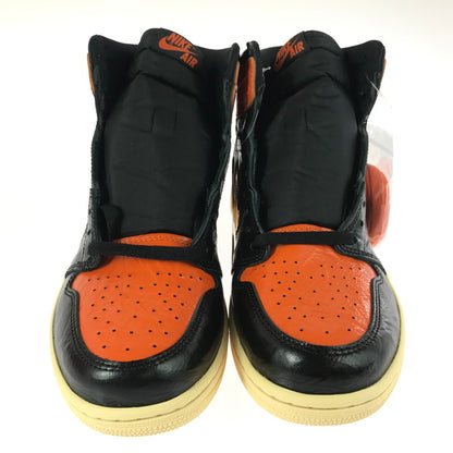 【中古美品】【メンズ】 NIKE ナイキ AIR JORDAN 1 HIGH 555088-028 エアジョーダン 1 ハイ スニーカー 靴 160-251201-na-04-tag サイズ：28.5cm US 10.5 カラー：BLACK/STARFISH-PALE 万代Net店