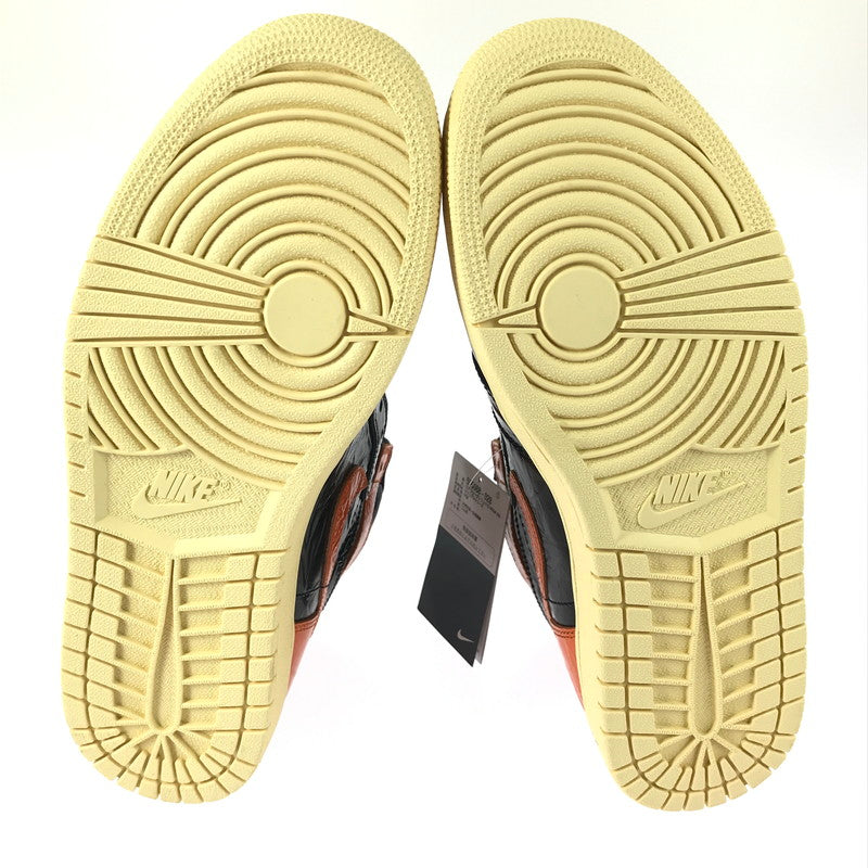 【中古美品】【メンズ】 NIKE ナイキ AIR JORDAN 1 HIGH 555088-028 エアジョーダン 1 ハイ スニーカー 靴 160-251201-na-04-tag サイズ：28.5cm US 10.5 カラー：BLACK/STARFISH-PALE 万代Net店