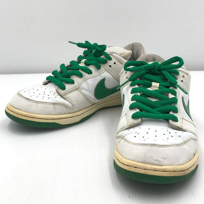 【現状渡し品】【メンズ】 NIKE SB ナイキエスビー DUNK LOW PRO WHITE CLASSIC GREEN ダンク ロー プロ スニーカー 304292-133 靴 160-251205-rt-04-tag サイズ：28cm US10 カラー：WHITE/CLASSIC GREEN 万代Net店