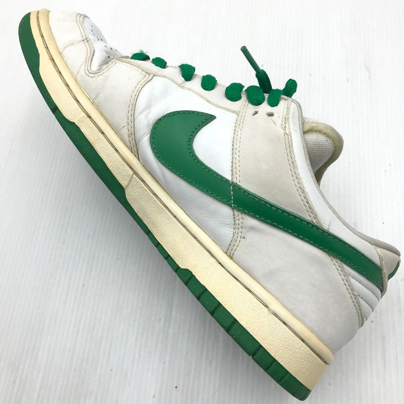 【現状渡し品】【メンズ】 NIKE SB ナイキエスビー DUNK LOW PRO WHITE CLASSIC GREEN ダンク ロー プロ スニーカー 304292-133 靴 160-251205-rt-04-tag サイズ：28cm US10 カラー：WHITE/CLASSIC GREEN 万代Net店