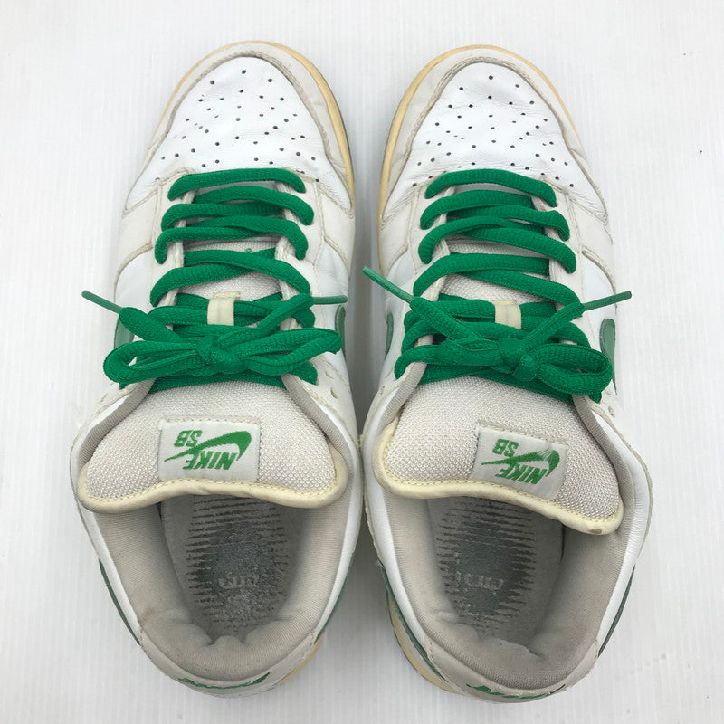 【現状渡し品】【メンズ】 NIKE SB ナイキエスビー DUNK LOW PRO WHITE CLASSIC GREEN ダンク ロー プロ スニーカー 304292-133 靴 160-251205-rt-04-tag サイズ：28cm US10 カラー：WHITE/CLASSIC GREEN 万代Net店