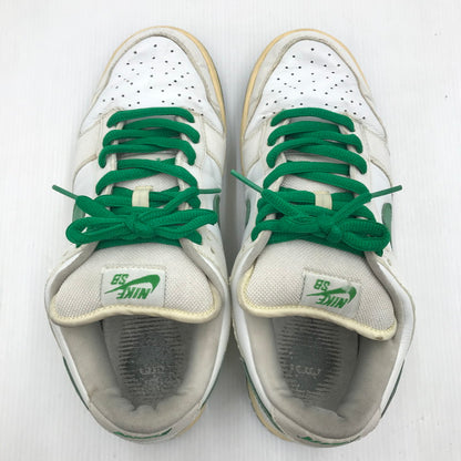 【現状渡し品】【メンズ】 NIKE SB ナイキエスビー DUNK LOW PRO WHITE CLASSIC GREEN ダンク ロー プロ スニーカー 304292-133 靴 160-251205-rt-04-tag サイズ：28cm US10 カラー：WHITE/CLASSIC GREEN 万代Net店
