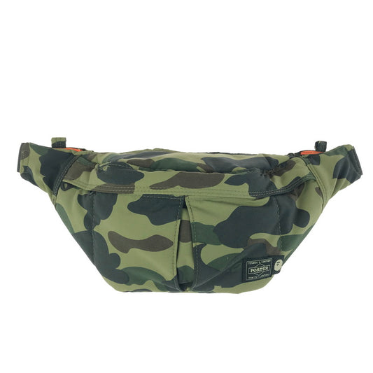【中古品】【メンズ】 A BATHING APE アベイシングエイプ × PORTER ポーター 001GDE801908X 1ST CAMO BODY BAG カモ ボディー バッグ カバン 185-251130-na-10-tag カラー：カモ 万代Net店