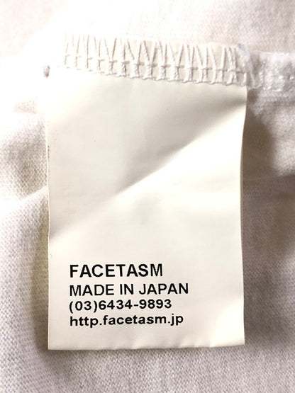 【現状渡し品】【メンズ】 FACETASM ファセッタズム 7 BARS S/S TEE セブン バーズ 半袖Tシャツ トップス 140-260605-rt-04-tagh カラー：ホワイト 万代Net店