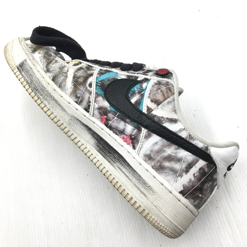 【中古品】【メンズ】 NIKE ナイキ × PEACEMINUSONE ピースマイナスワン コラボ AIR FORCE 1 LOW PARA-NOISE WHITE BLACK DD3223-100 エアフォース1 ロー 160-251205-rt-05-tag サイズ：26.5cm US8.5 カラー：WHITE/BLACK 万代Net店
