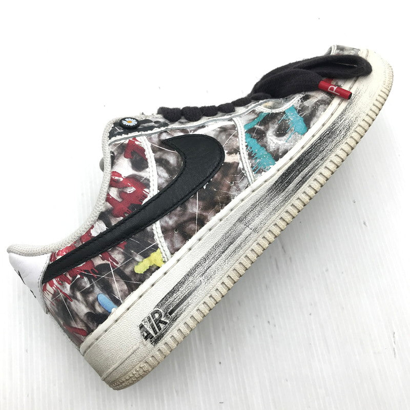 【中古品】【メンズ】 NIKE ナイキ × PEACEMINUSONE ピースマイナスワン コラボ AIR FORCE 1 LOW PARA-NOISE WHITE BLACK DD3223-100 エアフォース1 ロー 160-251205-rt-05-tag サイズ：26.5cm US8.5 カラー：WHITE/BLACK 万代Net店