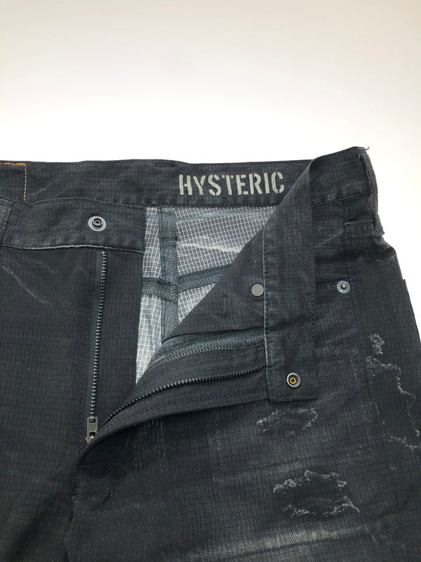 【中古美品】【メンズ】 HYSTERIC GLAMOUR ヒステリックグラマー PRINT KINKY PANTS 02182AP07 プリントパンツ ボトムス 140-251127-rt-11-tag サイズ：S カラー：ブラック 万代Net店