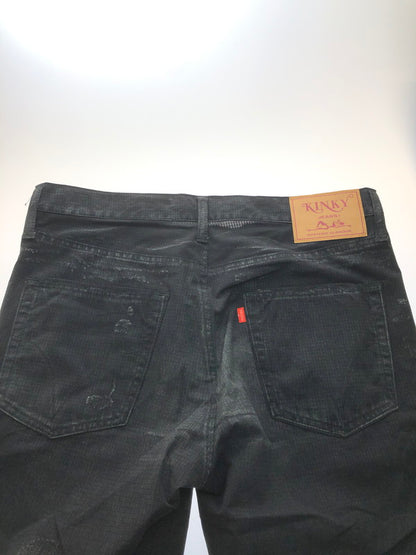 【中古美品】【メンズ】 HYSTERIC GLAMOUR ヒステリックグラマー PRINT KINKY PANTS 02182AP07 プリントパンツ ボトムス 140-251127-rt-11-tag サイズ：S カラー：ブラック 万代Net店