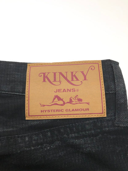 【中古美品】【メンズ】 HYSTERIC GLAMOUR ヒステリックグラマー PRINT KINKY PANTS 02182AP07 プリントパンツ ボトムス 140-251127-rt-11-tag サイズ：S カラー：ブラック 万代Net店