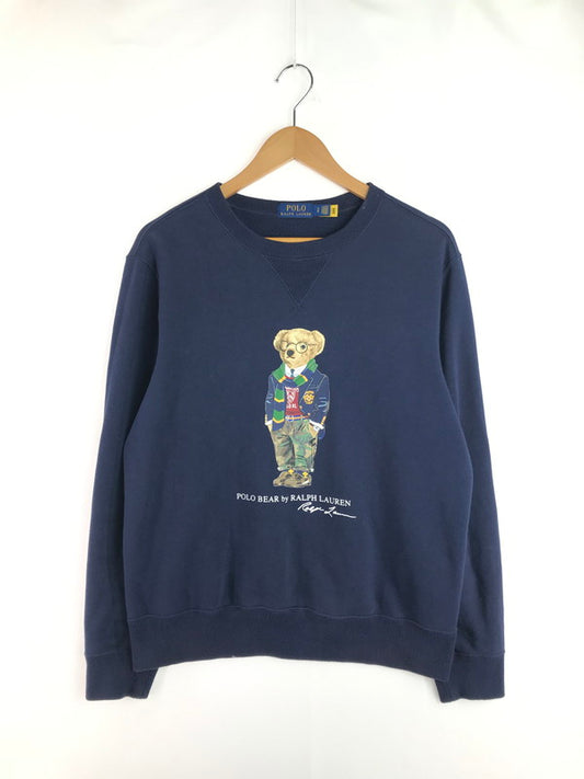 【中古品】【メンズ】 POLO RALPH LAUREN ポロ・ラルフローレン POLO BEAR SWEAT NAVY ポロベア スウェット ネイビー 147-251128-rt-13-tag サイズ：S カラー：ネイビー 万代Net店