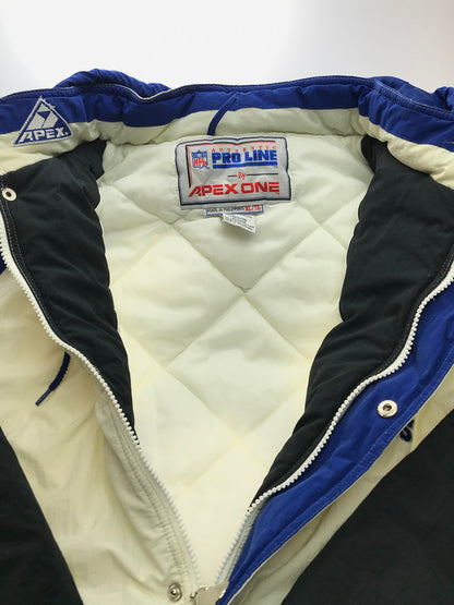 【中古品】【メンズ】 PRO LINE プロライン × APEX ONE エイペックス ワン コラボ DALLAS COWBOYS PADDED JACKET ダラス カウボーイズ 中綿ジャケット アウター 146-251128-rt-04-tag サイズ：XL カラー：ホワイト/グレー 万代Net店