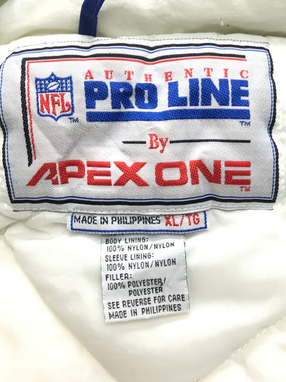 【中古品】【メンズ】 PRO LINE プロライン × APEX ONE エイペックス ワン コラボ DALLAS COWBOYS PADDED JACKET ダラス カウボーイズ 中綿ジャケット アウター 146-251128-rt-04-tag サイズ：XL カラー：ホワイト/グレー 万代Net店
