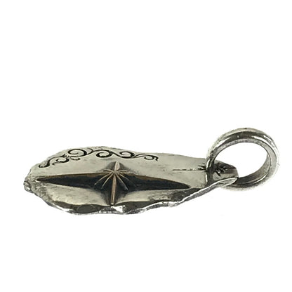 【中古品】【メンズ】 SAAD サード SV925 タタキ SUN SYMBOL ARABESQUE TOP タタキ サンシンボル アラベスク ペンダント トップ アクセサリー 191-251205-na-05-tag カラー：シルバー 万代Net店