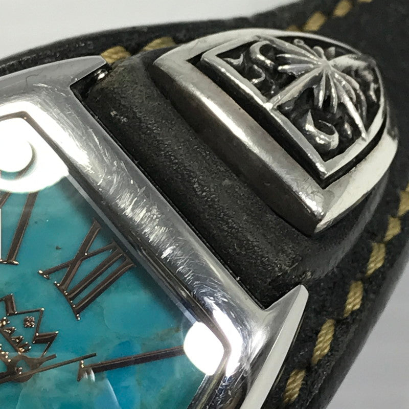 【中古品】【メンズ】 SAAD サード OPEN HEART TURQUOISE AUTOMATTIC オープン ハート ターコイズ オートマチック 腕時計 197-251205-na-07-tag カラー：ブラック 万代Net店