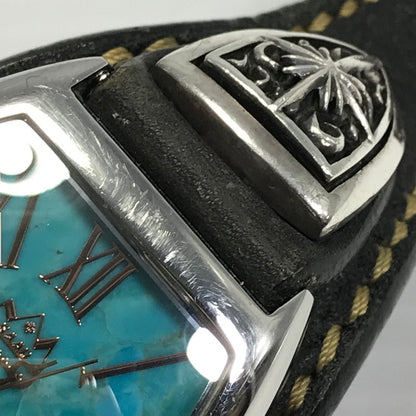【中古品】【メンズ】 SAAD サード OPEN HEART TURQUOISE AUTOMATTIC オープン ハート ターコイズ オートマチック 腕時計 197-251205-na-07-tag カラー：ブラック 万代Net店