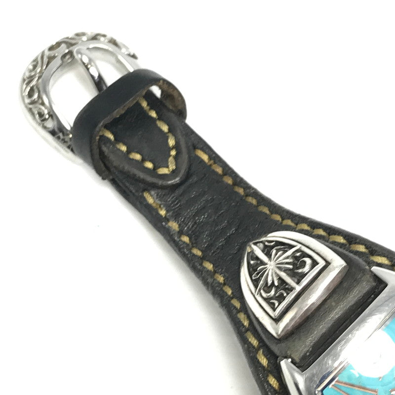 【中古品】【メンズ】 SAAD サード OPEN HEART TURQUOISE AUTOMATTIC オープン ハート ターコイズ オートマチック 腕時計 197-251205-na-07-tag カラー：ブラック 万代Net店