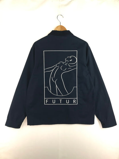 【中古品】【メンズ】 FUTUR フューチャー WORK JACKET F100503NVY ワーク ジャケット ライトアウター 142-251221-rt-06-tag サイズ：M カラー：ネイビー 万代Net店