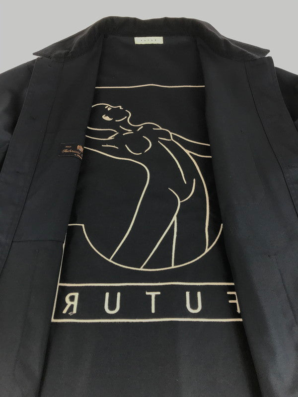 【中古品】【メンズ】 FUTUR フューチャー WORK JACKET F100503NVY ワーク ジャケット ライトアウター 142-251221-rt-06-tag サイズ：M カラー：ネイビー 万代Net店