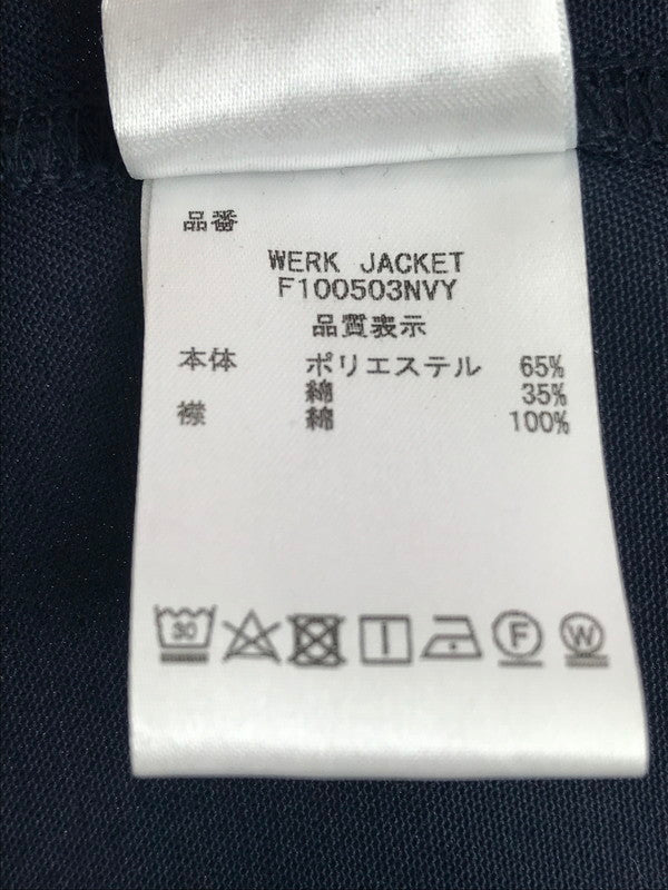 【中古品】【メンズ】 FUTUR フューチャー WORK JACKET F100503NVY ワーク ジャケット ライトアウター 142-251221-rt-06-tag サイズ：M カラー：ネイビー 万代Net店