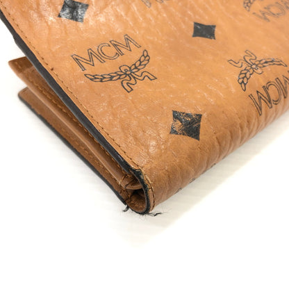 【中古品】【レディース】 MCM エム・シー・エム ヴィセトス ウォレット MYS9APA13CO001 三つ折り財布 181-251205-na-13-tag カラー：ブラウン 万代Net店