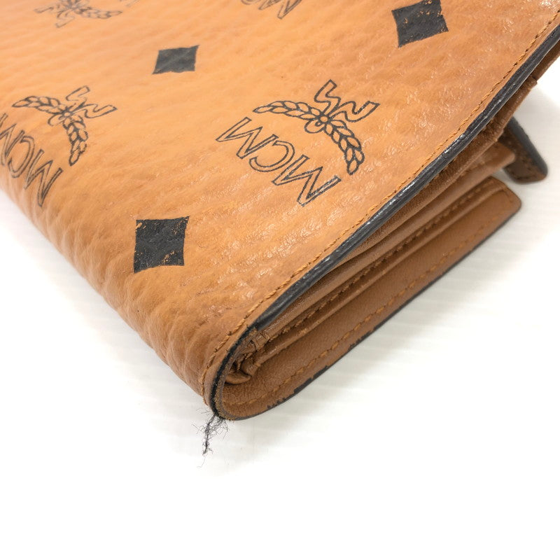 【中古品】【レディース】 MCM エム・シー・エム ヴィセトス ウォレット MYS9APA13CO001 三つ折り財布 181-251205-na-13-tag カラー：ブラウン 万代Net店