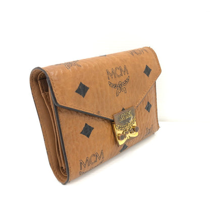 【中古品】【レディース】 MCM エム・シー・エム ヴィセトス ウォレット MYS9APA13CO001 三つ折り財布 181-251205-na-13-tag カラー：ブラウン 万代Net店