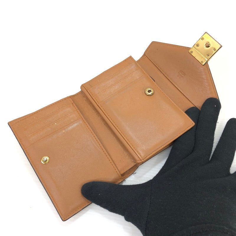 【中古品】【レディース】 MCM エム・シー・エム ヴィセトス ウォレット MYS9APA13CO001 三つ折り財布 181-251205-na-13-tag カラー：ブラウン 万代Net店