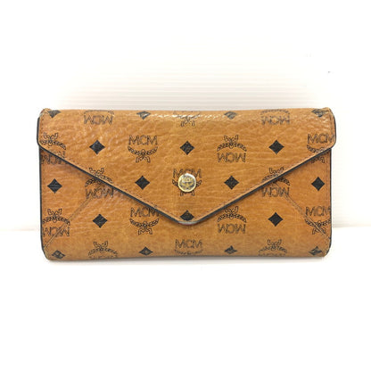 【現状渡し品】【レディース】 MCM エム・シー・エム ヴィセトス ロング ウォレット MYL2AVI20PK001 長財布 181-251205-na-14-tag カラー：ブラウン 万代Net店