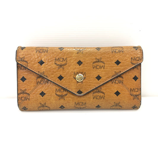 【現状渡し品】【レディース】 MCM エム・シー・エム ヴィセトス ロング ウォレット MYL2AVI20PK001 長財布 181-251205-na-14-tag カラー：ブラウン 万代Net店