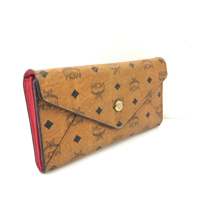 【現状渡し品】【レディース】 MCM エム・シー・エム ヴィセトス ロング ウォレット MYL2AVI20PK001 長財布 181-251205-na-14-tag カラー：ブラウン 万代Net店