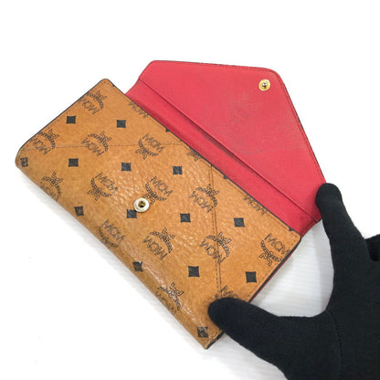 【現状渡し品】【レディース】 MCM エム・シー・エム ヴィセトス ロング ウォレット MYL2AVI20PK001 長財布 181-251205-na-14-tag カラー：ブラウン 万代Net店