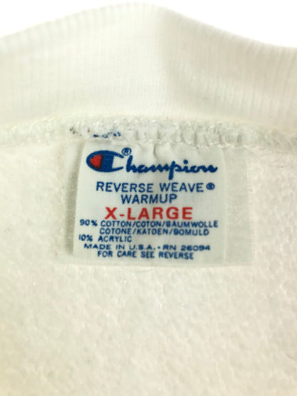 【中古品】【メンズ】 Champion チャンピオン 80's U.S.NAVY REVERSE WEAVE SWEATSHIRT 80年代 リバースウィーブ スウェットシャツ トレーナー トップス 146-251211-rt-03-tag サイズ：XL カラー：ホワイト 万代Net店