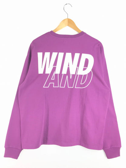 【中古美品】【メンズ】 WDS-O-SIG-25-Q3-CS-01 LOGO L/S TEE ロゴ ロングスリーブ Tシャツ トップス 142-251129-rt-14-tag サイズ：L カラー：パープル 万代Net店