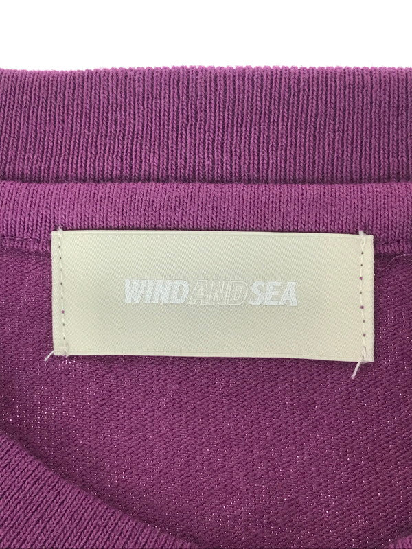 【中古美品】【メンズ】 WDS-O-SIG-25-Q3-CS-01 LOGO L/S TEE ロゴ ロングスリーブ Tシャツ トップス 142-251129-rt-14-tag サイズ：L カラー：パープル 万代Net店