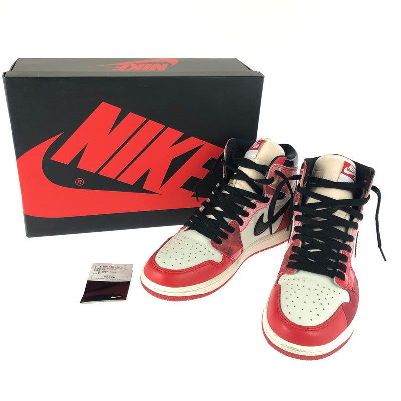 【中古品】【メンズ】 NIKE ナイキ ×SPIDER-MAN スパイダーマン AIR JORDAN 1 RETRO HIGH OG SP DV1748-601 エアジョーダン 1 レトロ ハイ オリジナル スニーカー 靴 160-251201-na-14-tag サイズ：28cm US 10 カラー：UNIVERSITY RED/BLACK 万代Net店
