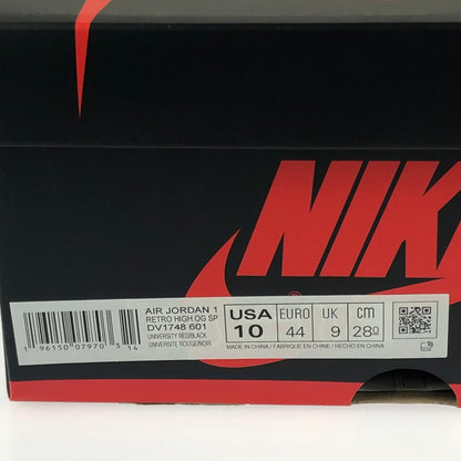 【中古品】【メンズ】 NIKE ナイキ ×SPIDER-MAN スパイダーマン AIR JORDAN 1 RETRO HIGH OG SP DV1748-601 エアジョーダン 1 レトロ ハイ オリジナル スニーカー 靴 160-251201-na-14-tag サイズ：28cm US 10 カラー：UNIVERSITY RED/BLACK 万代Net店