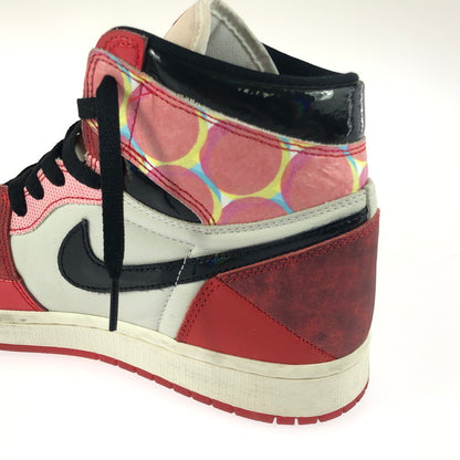 【中古品】【メンズ】 NIKE ナイキ ×SPIDER-MAN スパイダーマン AIR JORDAN 1 RETRO HIGH OG SP DV1748-601 エアジョーダン 1 レトロ ハイ オリジナル スニーカー 靴 160-251201-na-14-tag サイズ：28cm US 10 カラー：UNIVERSITY RED/BLACK 万代Net店