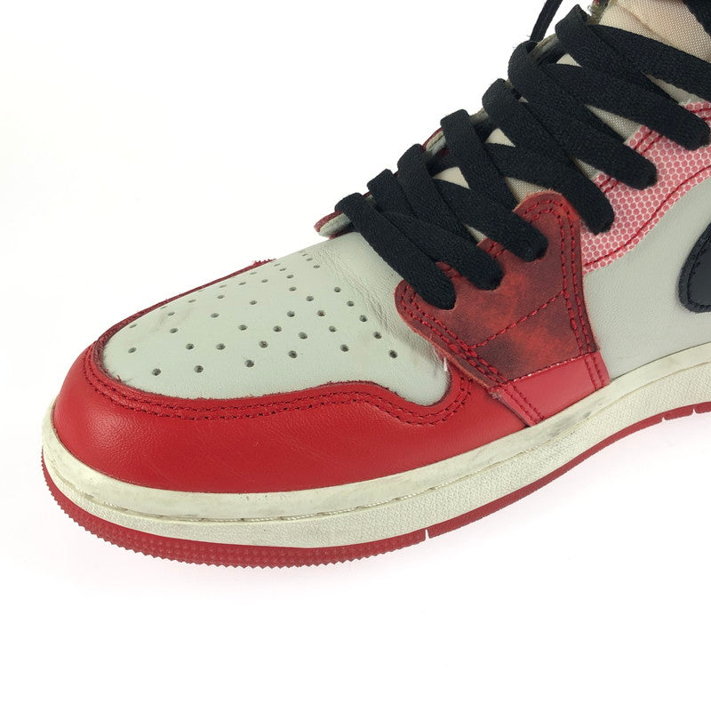 【中古品】【メンズ】 NIKE ナイキ ×SPIDER-MAN スパイダーマン AIR JORDAN 1 RETRO HIGH OG SP DV1748-601 エアジョーダン 1 レトロ ハイ オリジナル スニーカー 靴 160-251201-na-14-tag サイズ：28cm US 10 カラー：UNIVERSITY RED/BLACK 万代Net店