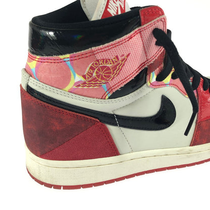 【中古品】【メンズ】 NIKE ナイキ ×SPIDER-MAN スパイダーマン AIR JORDAN 1 RETRO HIGH OG SP DV1748-601 エアジョーダン 1 レトロ ハイ オリジナル スニーカー 靴 160-251201-na-14-tag サイズ：28cm US 10 カラー：UNIVERSITY RED/BLACK 万代Net店
