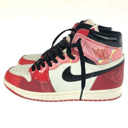【中古品】【メンズ】 NIKE ナイキ ×SPIDER-MAN スパイダーマン AIR JORDAN 1 RETRO HIGH OG SP DV1748-601 エアジョーダン 1 レトロ ハイ オリジナル スニーカー 靴 160-251201-na-14-tag サイズ：28cm US 10 カラー：UNIVERSITY RED/BLACK 万代Net店