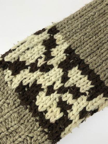 【現状渡し品】【メンズ】 BAPE COWICHAN KNIT CARDIGAN 001KN0301001X ベイプ カウチン ニット カーディガン 142-251202-na-04-tag サイズ：M カラー：ベージュ 万代Net店