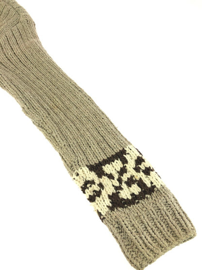 【現状渡し品】【メンズ】 BAPE COWICHAN KNIT CARDIGAN 001KN0301001X ベイプ カウチン ニット カーディガン 142-251202-na-04-tag サイズ：M カラー：ベージュ 万代Net店